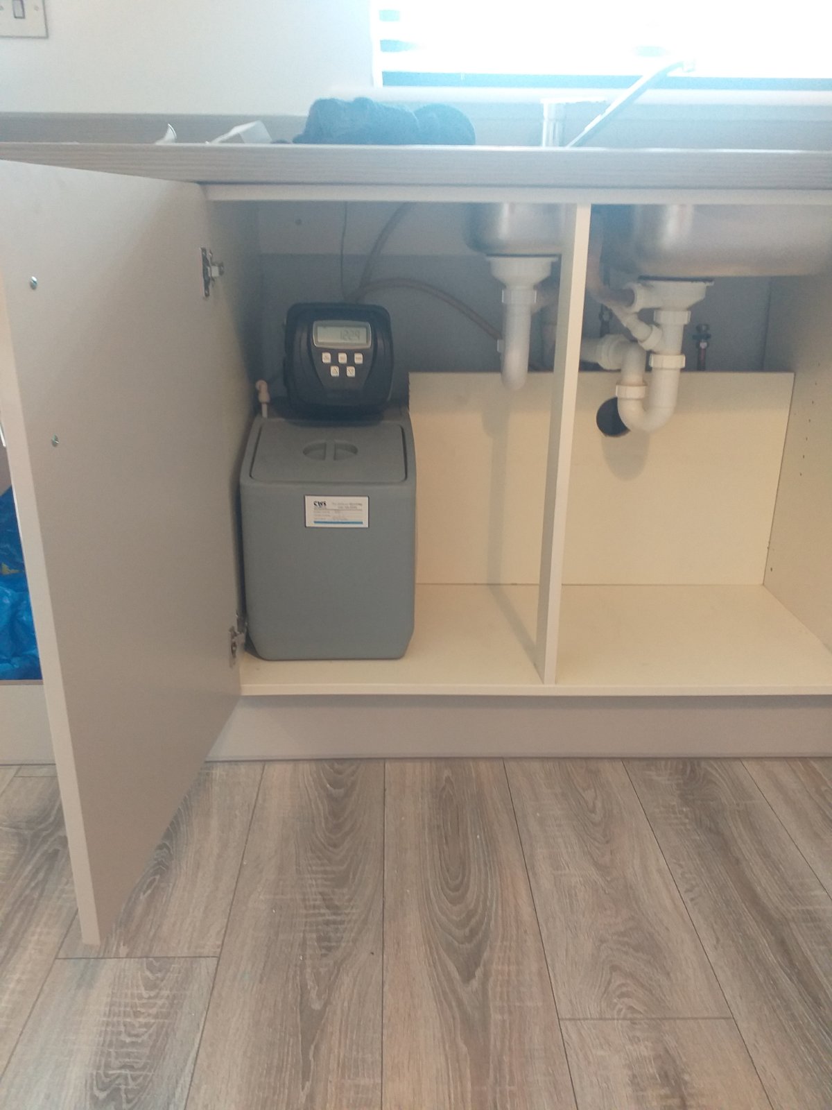 water softener installed