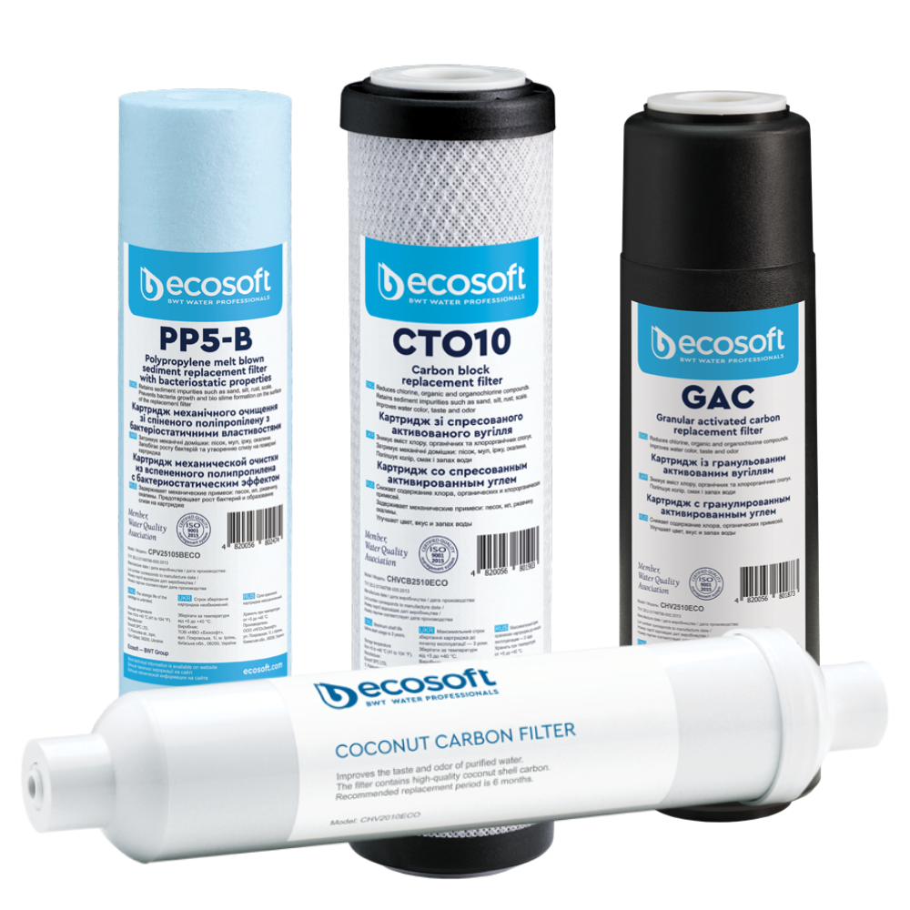 Ecosoft Reverse Osmosis Replacement Filter Kit |  | Celtic Water Solutions