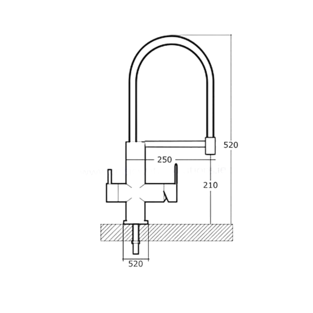 Puricom ELIT Altea Tri-Flow Tap | Taps | Celtic Water Solutions